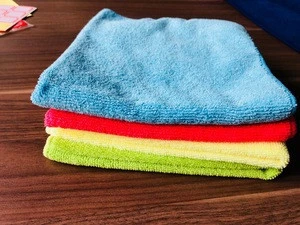 High quality 40*40cm 360gsm quick-dry microfiber cleaning cloth/ Car Cleaning Cloth / microfiber towel car washing