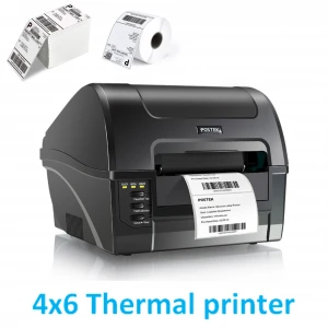 High quality 4x6 Barcode Label Printer 203dpi/300dpi 4 inch thermal transfer label printer