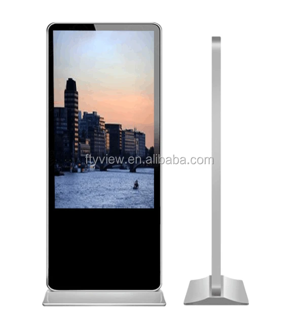High quality! 55 inch floor standing LCD Ad player/advertising equipment/lcd digital sign board