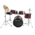 Import High quality and cheap children jazz drum set 5 pcs percussion drum set use for beginner wholesale drums from China