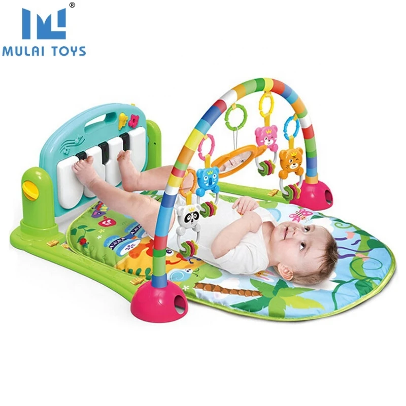High quality Baby  Musical Piano Infant Toddler Baby Care Activity Play mat Gym Baby With music and light Play Mat