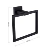 high quality bathroom stainless steel square towel ring