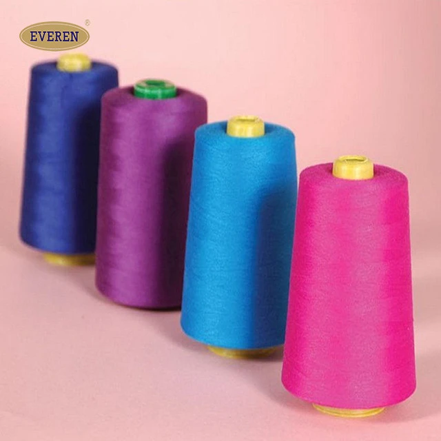 High Quality Colorful Spun Polyester Sewing / Quilting Thread