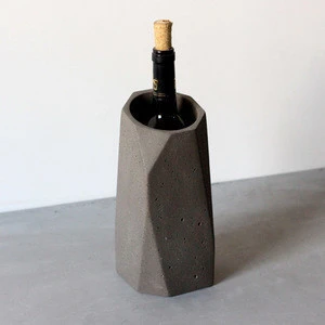 High quality custom concrete single decorative wine bottle holders