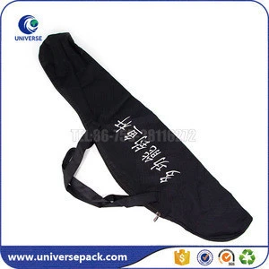 High Quality Custom Printed Black Oxford Fishing Bag With Zipper