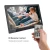 Import High quality digital photo frame with fm radio clock and alarm lcd advertising player from China