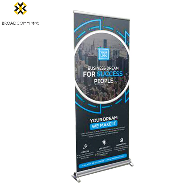 High Quality double Side Portable metal Sidewalk advertising sign A frame poster stand