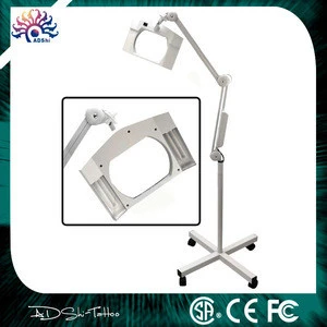 High-quality folding square magnifying glass lamp, Clamp Mount Magnifier Lamp Light Magnifying Glass,Magnifier Glass Lens Light