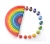 High quality kids montessori rainbow wooden baby puzzle toys educational for children