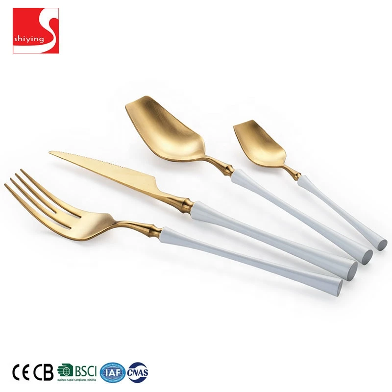 High quality knife spoon fork stainless steel dinner cutlery flatware set