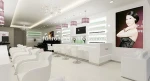 High quality manicure furniture with pedicure chair nail polish shelf