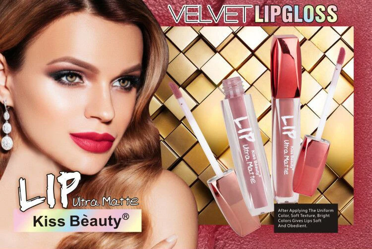 High quality matte lip gloss Lip makeup multi color cosmetics matte lipgloss
