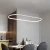 Import High Quality Modern Stair Chandeliers Led Tube Pendant Lamp Ceiling Lights kitchen Led Aluminum Ring Pendant Light from China
