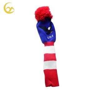 High Quality Unique Golf Head Covers Headcover Golf Club Head Cover Knitting Wool Cover
