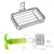 Import High quality wall mounted hanging soap dish stainless steel soap dish for hotel from China