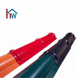 High quality waterproof ASA synthetic resin roof ridge tiles accessories