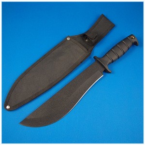 High Quality whole black Fixed blade  kukri hunting knife