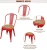 Import High quality wholesale restaurant Industrial metal chair steel stackable chairs from China