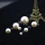 Import High stability Pearl Metal Rivets Studs button ABS pearl rivet for garment from China