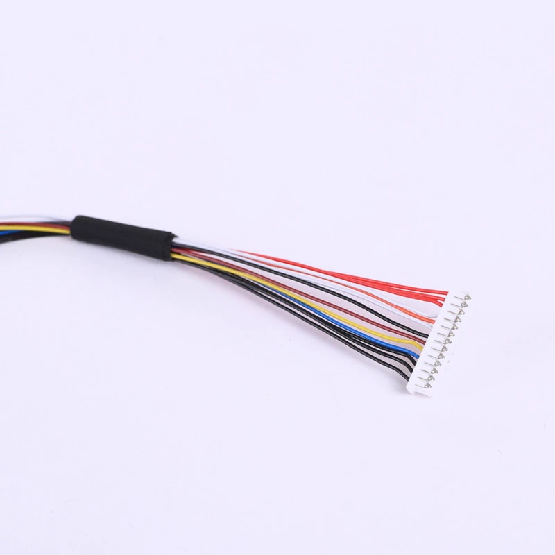 High Temperature 1.25 Terminal Rainbow Cable Wire Harness Hight Temperature Custom Made Wiring Harness