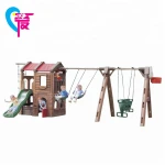 HL-1234 Children Amusement Park Outdoor Toys Swing Slide