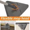 Holamopa Hot selling 360 Rotatable Adjustable Floor Water Absorption Wet And Dry Microfiber Mop Triangle Mop for home use