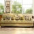 Import home living room furniture white painted wooden frame sofa from China