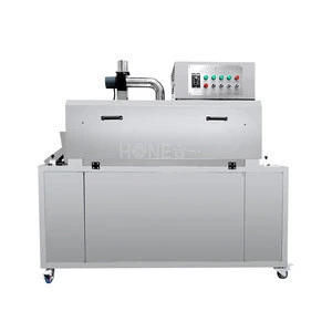 HONE Automatic POF shrink sleeve packaging machine heat tunnel shrinking equipment steam shrink film wrapping machine for bottle