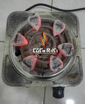 Hookah Charcoal for Smoking Shisha Made With 100% Selected Coconut Shell Charcoal Premium Quality Odorless Charcoal Briquettes