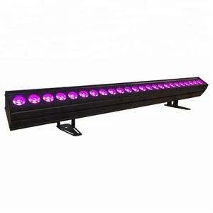 hot high quality dj club party event stage light 24x15w rgbwa+uv 6in1 led bar wall washer wash light