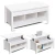 Import Hot on Amazon Living Room Lift Top White Coffee Table from China