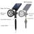 Import Hot Products Size 270mm*93mm*140mm White/Warm White Light Color Outdoor Solar Light Garden from China