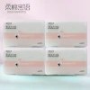 Hot pure smooth facial cotton pads cosmetic makeup remover cotton