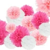 Hot Sale 24PCS Craft Paper Tissue Pom Poms for Ceiling Decor Wall Decor