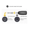 Hot sale broadcasting instrument portable professional stage performance wireless saxophone microphone