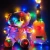 Import Hot sale factory direct wall mountable solar led lights string outdoor multicolor 10m ball light for festival from China