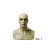 Import Hot Sale Glossy White Abstract Face FRP Head Display Mannequin Head from China