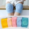 Hot Sale High Quality Baby Knee Pads Set Child Anti Slip Crawling Knee Protector Toddler Baby Safety Cartoon knee Pads for Kids