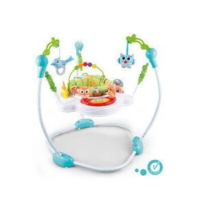 Hot sale music lighting indoor 4 M+ baby swing chair plastic baby toy
