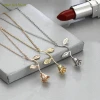 hot sale new 24k models rose gold necklace
