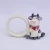 Import hot sale new design cow shape ceramic napkin holder from China