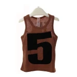 Hot sale popular children sport wear printing logo tank top