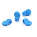 Hot-sale quality colorful custom cord lock shoelace plastic rope stopper for garment clothing sports bag jacket