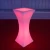 Import hot sale round LED light bar furniture cocktail night club table for party from China