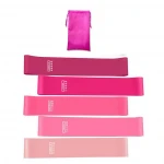 Hot Sale Skin Friendly Physical Therapy Latex Exercise Bands With 5 Resistance Levels