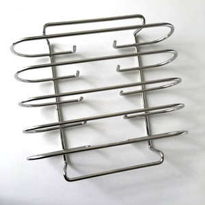 Hot Sale Stainless Steel Rib Grill Holder With Non-stick Paint BBQ Ribs Rack