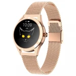 Hot Sale Wholesale Kingwear KW10 Stainless Steel Waterproof Womens Fitness Smart Watch 2019 with Blood Pressure Monitor
