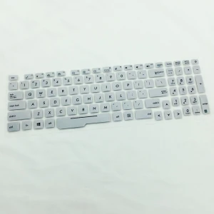 Hot Sales Eco-friendly Custom Silicone Keyboard Cover Skin Protector for Asus 15.6&#x27;&#x27; FX63 FX80 GL503