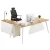 Import hot saling simple design modern wooden office desk from China