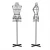 Import Hot selling female mannequin torso display metal wire mannequin from China